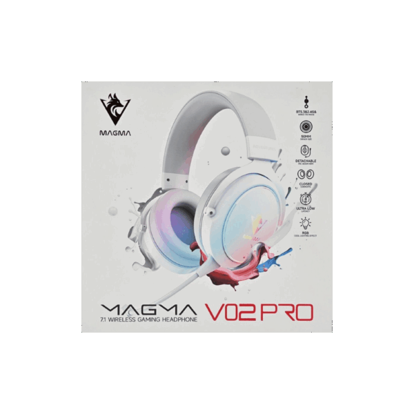MAGMA V02 Pro Headset - White
